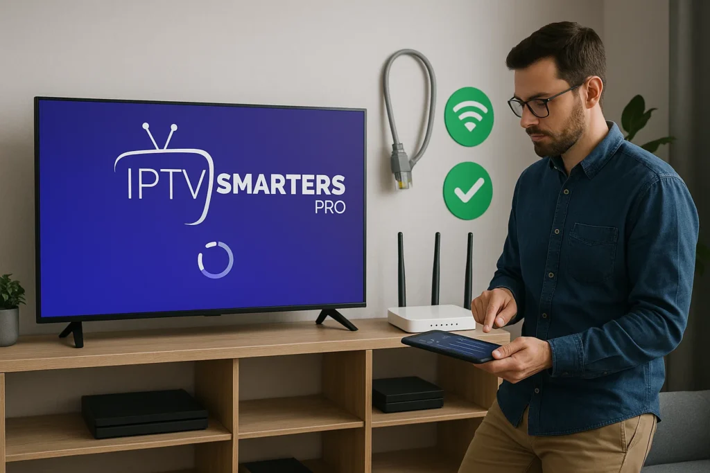 iptv smarters pro hängt ständig