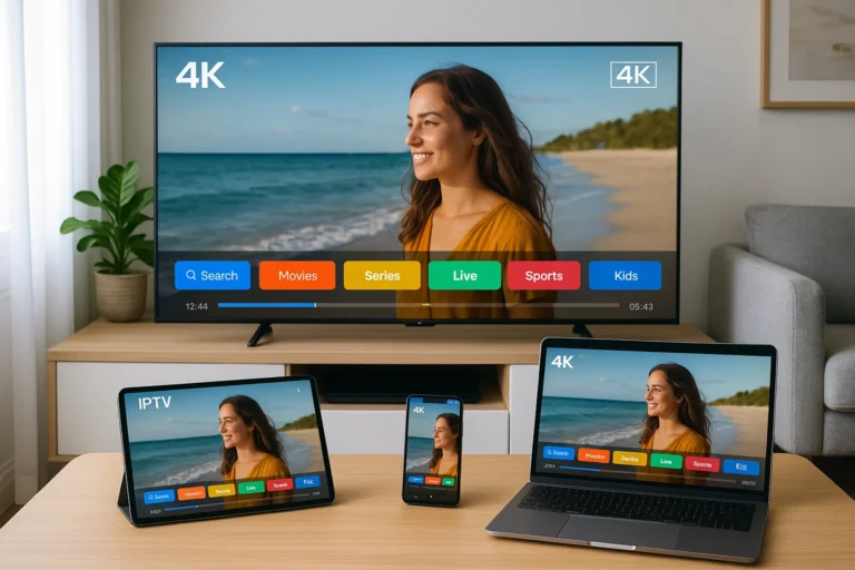 IPTV 4K – Kristallklares Bild auf allen Geräten